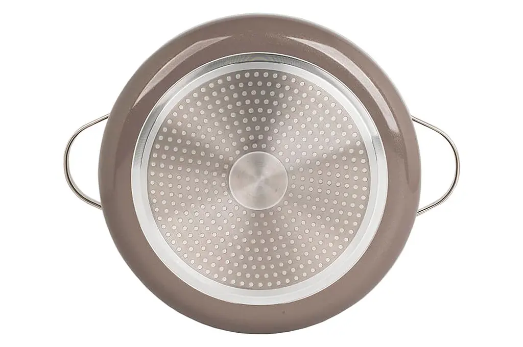 Каструля зі скляною антипригарною кришкою Maestro MR-4009-24 діаметр 24 см на 4.1л Ceramic алюміній - фото 4