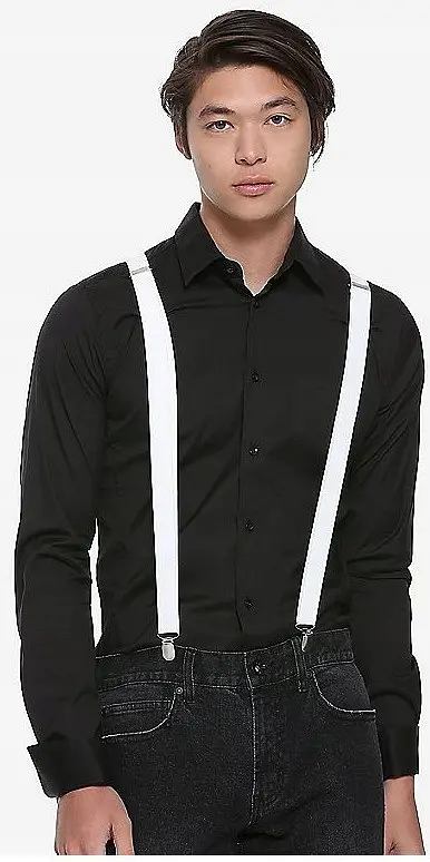 Підтяжки чоловічі для штанів Martom (BQ6A white) - фото 2