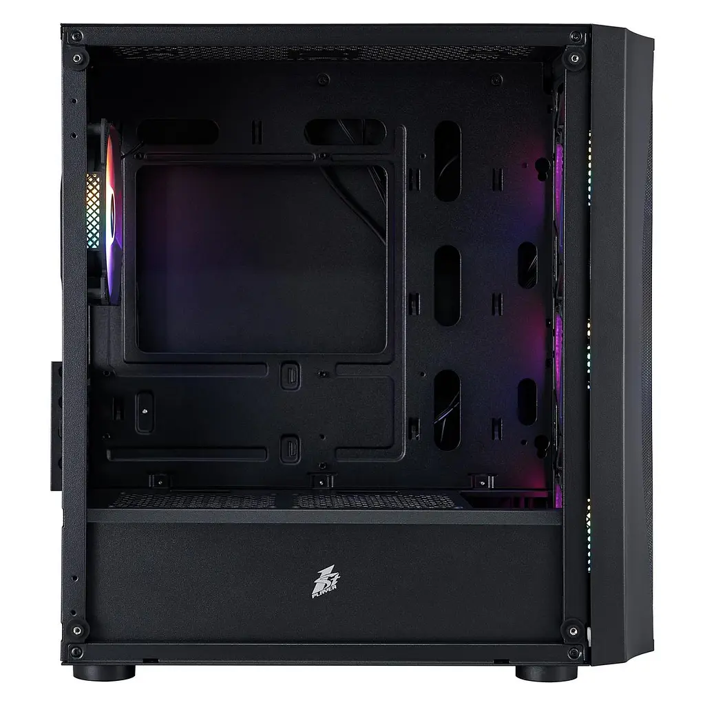Корпус 1stPlayer X3-M-BK-4F1 Чорний без БЖ - фото 6