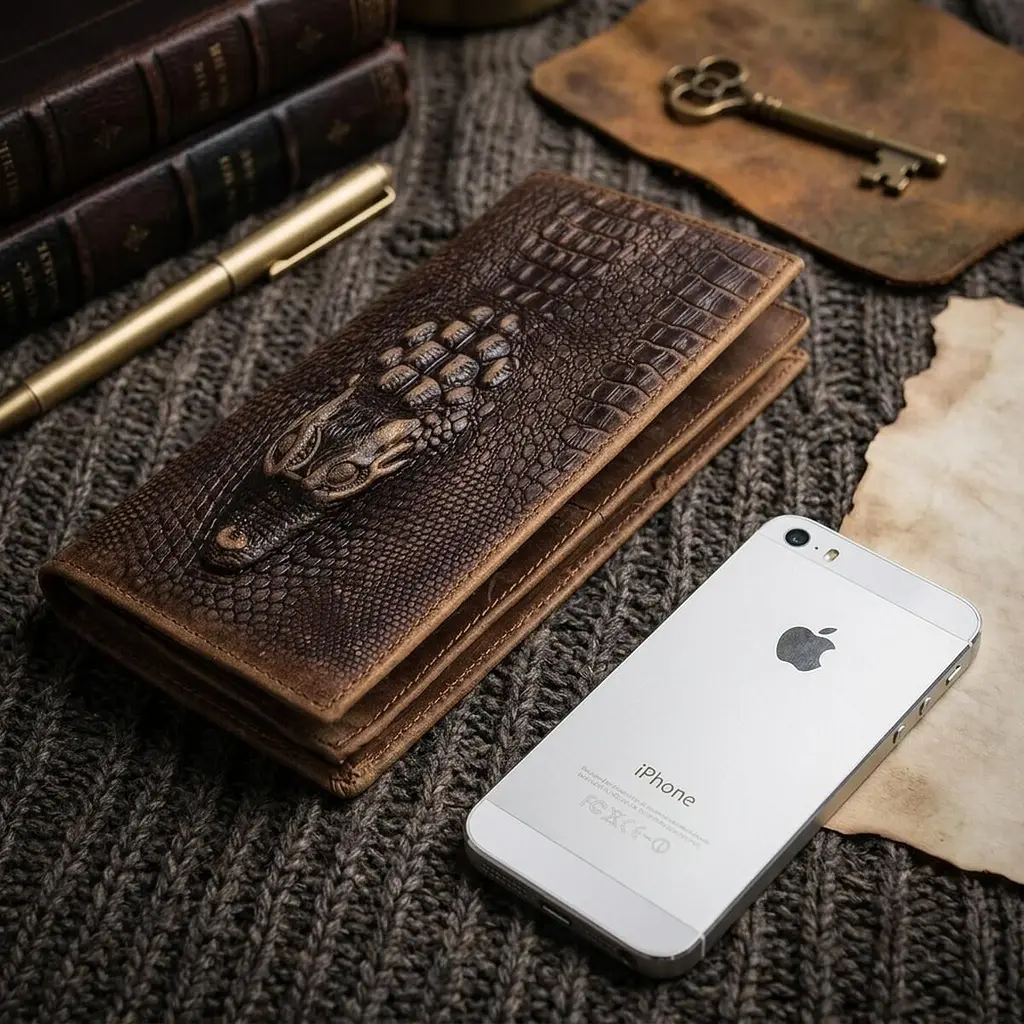 Купюрник чоловічий 14381 шкіряний Vintage коричневий - фото 3