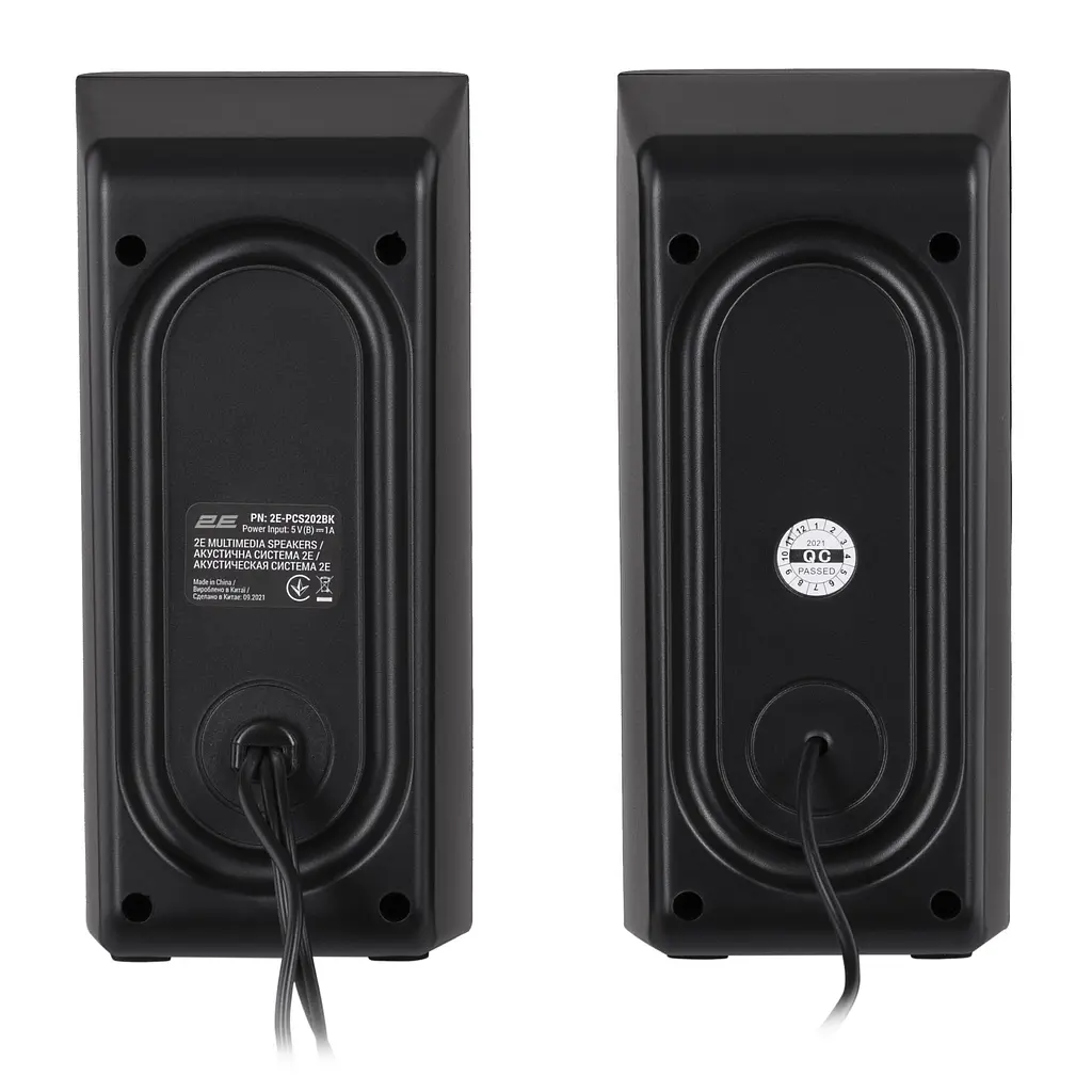 Комп'ютерні колонки 2E PCS202 Black, 2.0, USB - фото 8