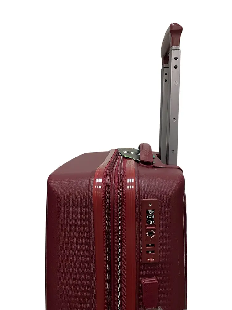 Валіза мала ручна поклажа Milano bag 050 поліпропілен S Бордовий - фото 4