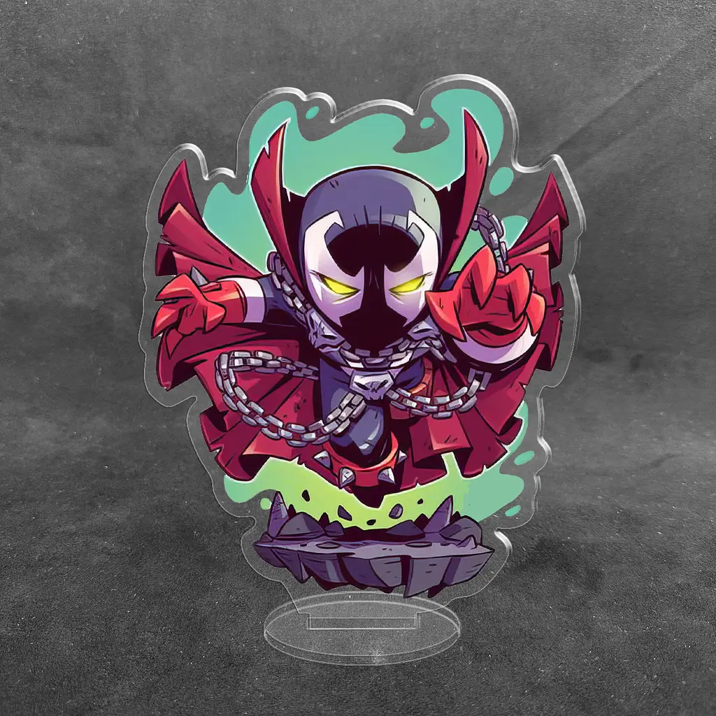 Акрилова колекційна фігурка Чібі Chibi Спаун Spawn 10 см