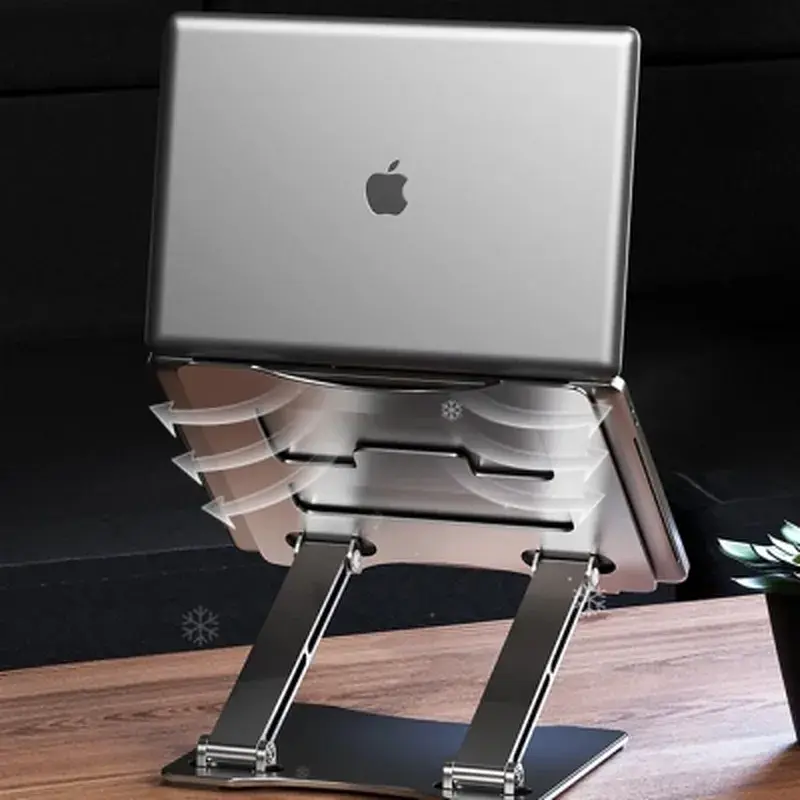 Підставка до ноутбука Rtako RS-CP75A Dual-Layer Carbon Steel Laptop Stand (6930539527331) - фото 9