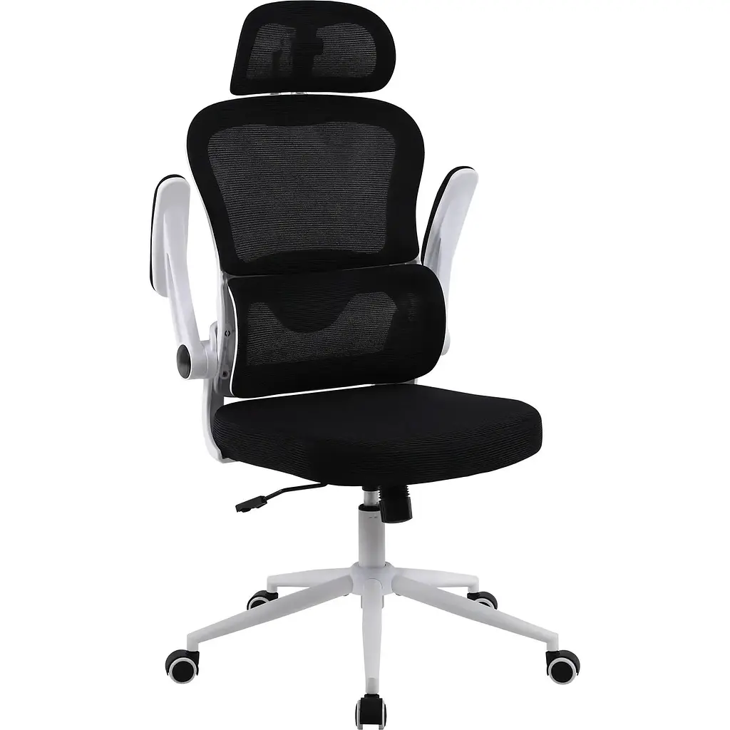Офисное кресло GT Racer B-5880 White/Black [125609] - фото 6