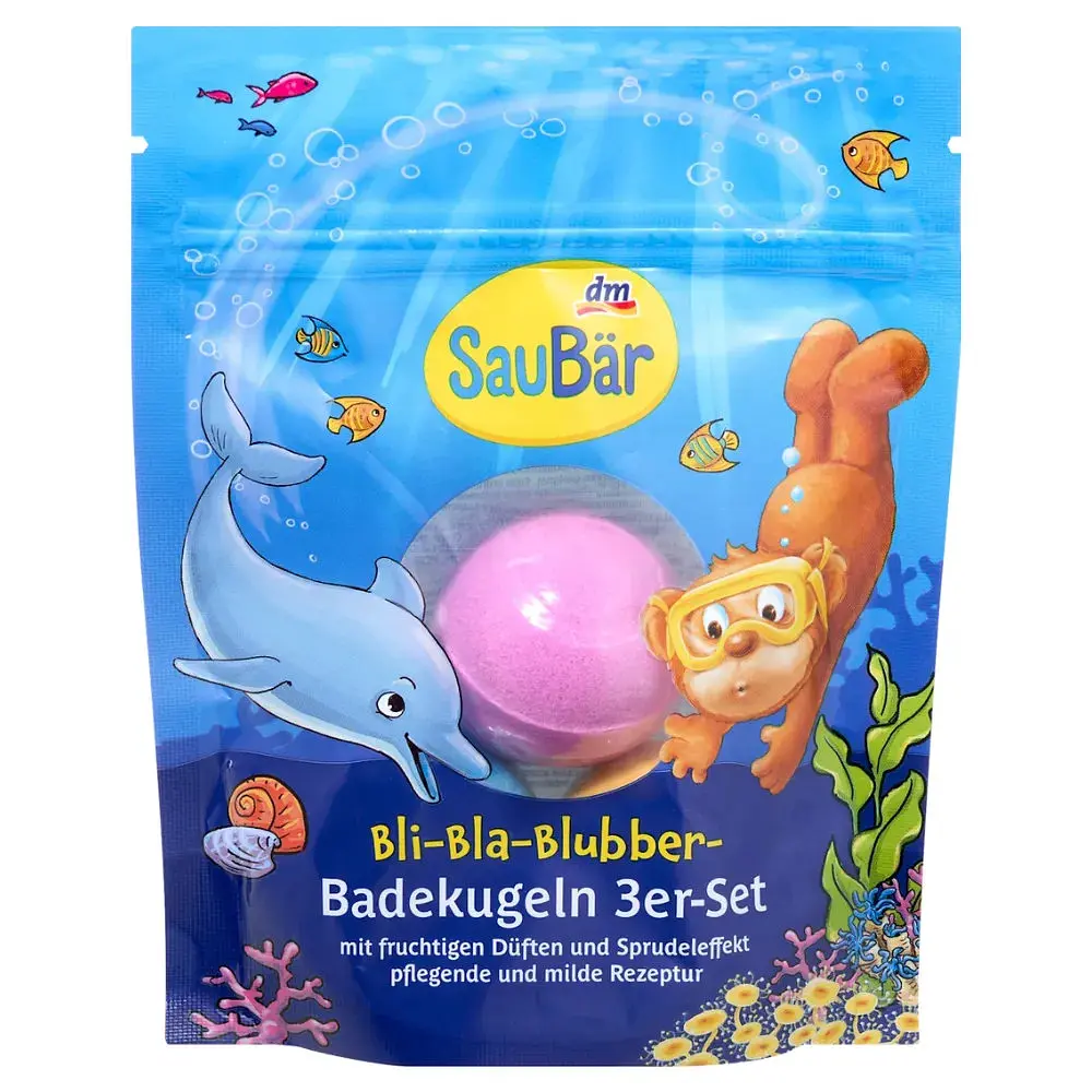 Добавка для ванни SauBär з фруктовим ароматом (3x50 г), 3 шт.
