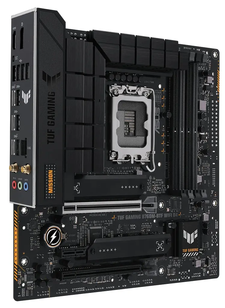 Материнська плата ASUS TUF Gaming B760M-BTF WiFi D4 (TUF Gaming B760M-BTF WiFi D4) (Socket 1700, Intel B760, Micro-ATX) Б/в - фото 3