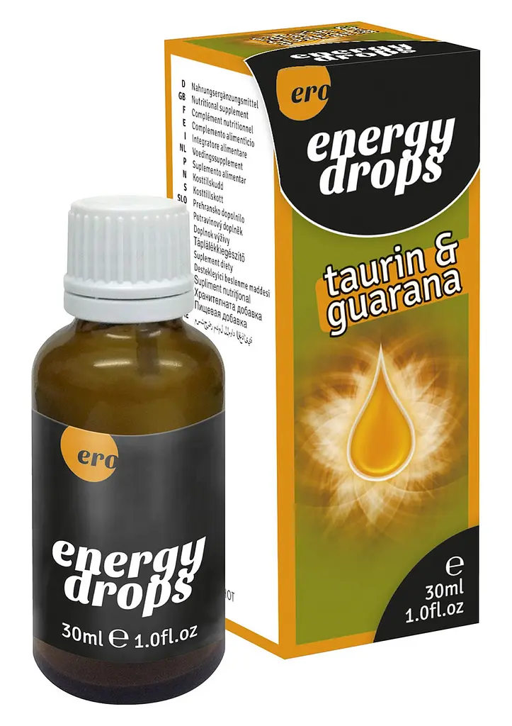 Збуджуючі краплі Ero Energy Drops Taurin & Guarana для двох