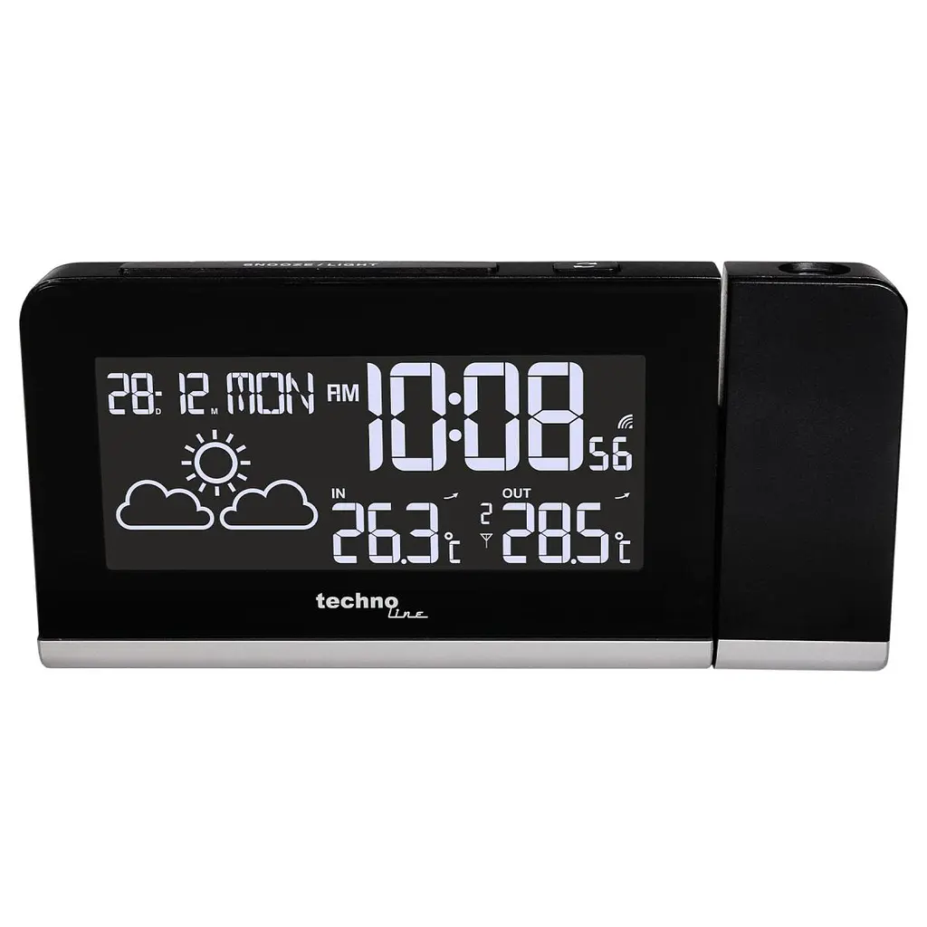 Годинник проекційний Technoline WT539 Black (WT539) - фото 6
