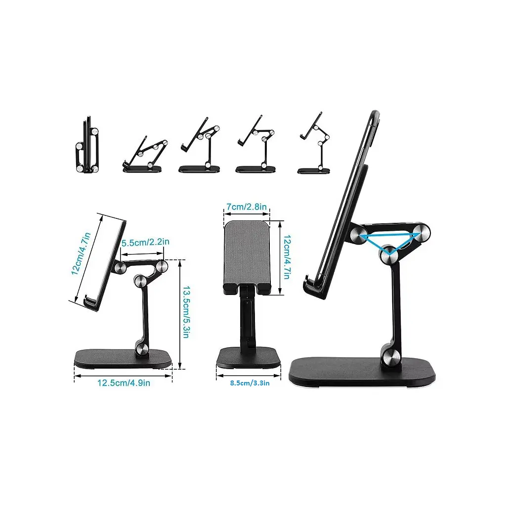 Підставка до планшета Dynamode smartphones/tablets 4-13 inches (PH-Stand-02 black) - фото 9