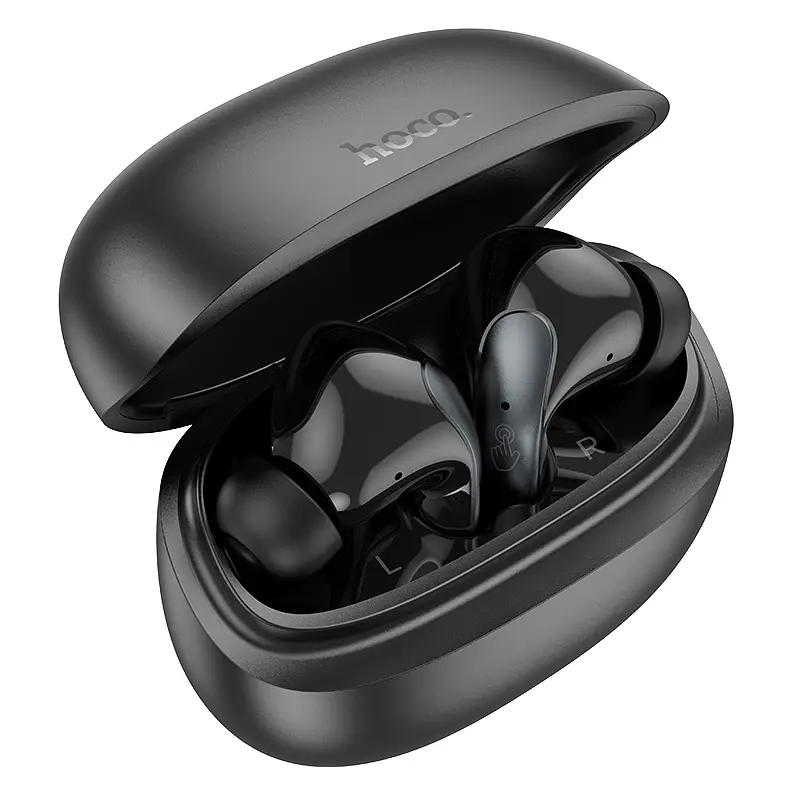 Бездротові навушники HOCO EQ5 Energy true wireless ANC+ENC noise reduction BT headset Black (6942007602419) - фото 3