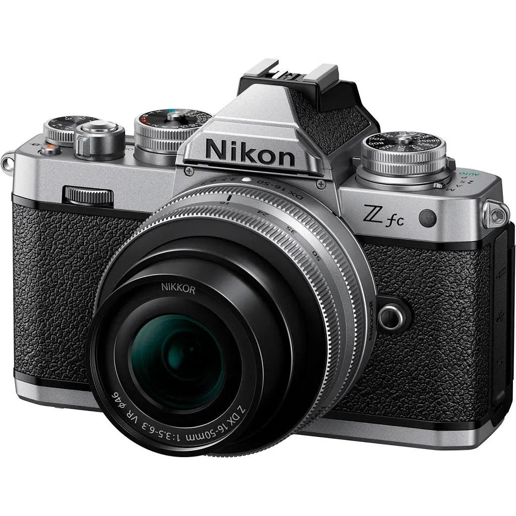 Бездзеркальний фотоапарат Nikon Z fc Kit DX 16-50mm f/3.5-6.3 VR + DX 50-250mm f/4.5-6.3 VR Silver (VOA090K003) [105400] - фото 3