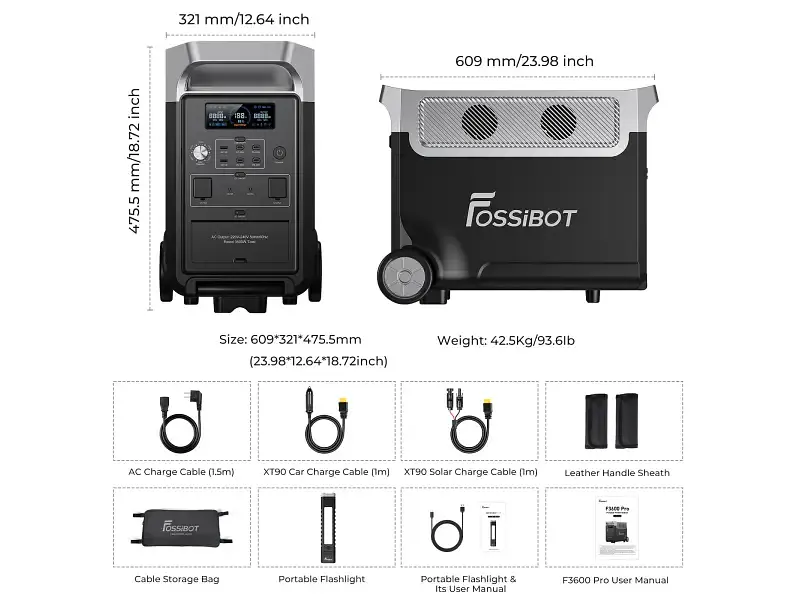 Зарядна станція Fossibot F3600 Pro - фото 8