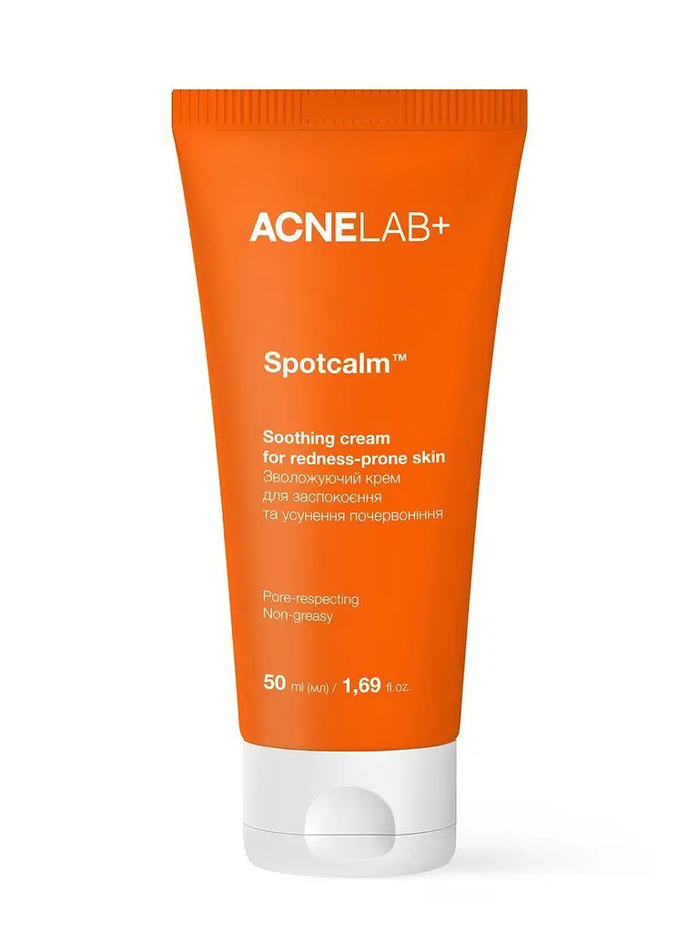 Зволожувальний крем для заспокоєння та усунення почервоніння ACNELAB+ Spotcalm Soothing Cream, 50 мл