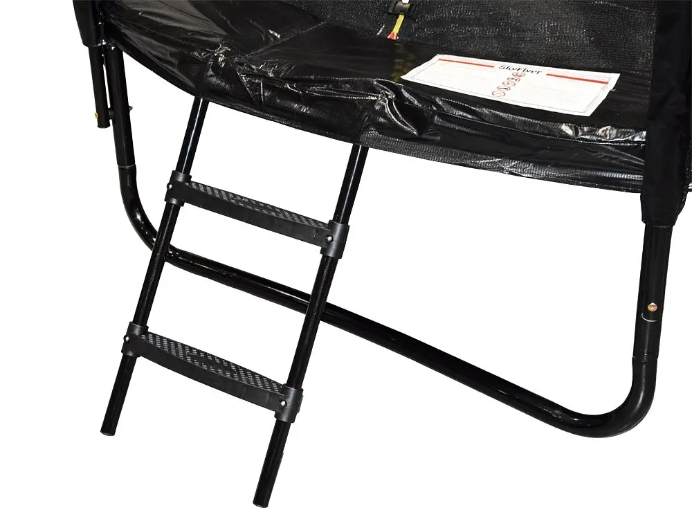 Батут садовий SkyFlyer Black 8 футов зі сходами 244 см (TR0033) - фото 3