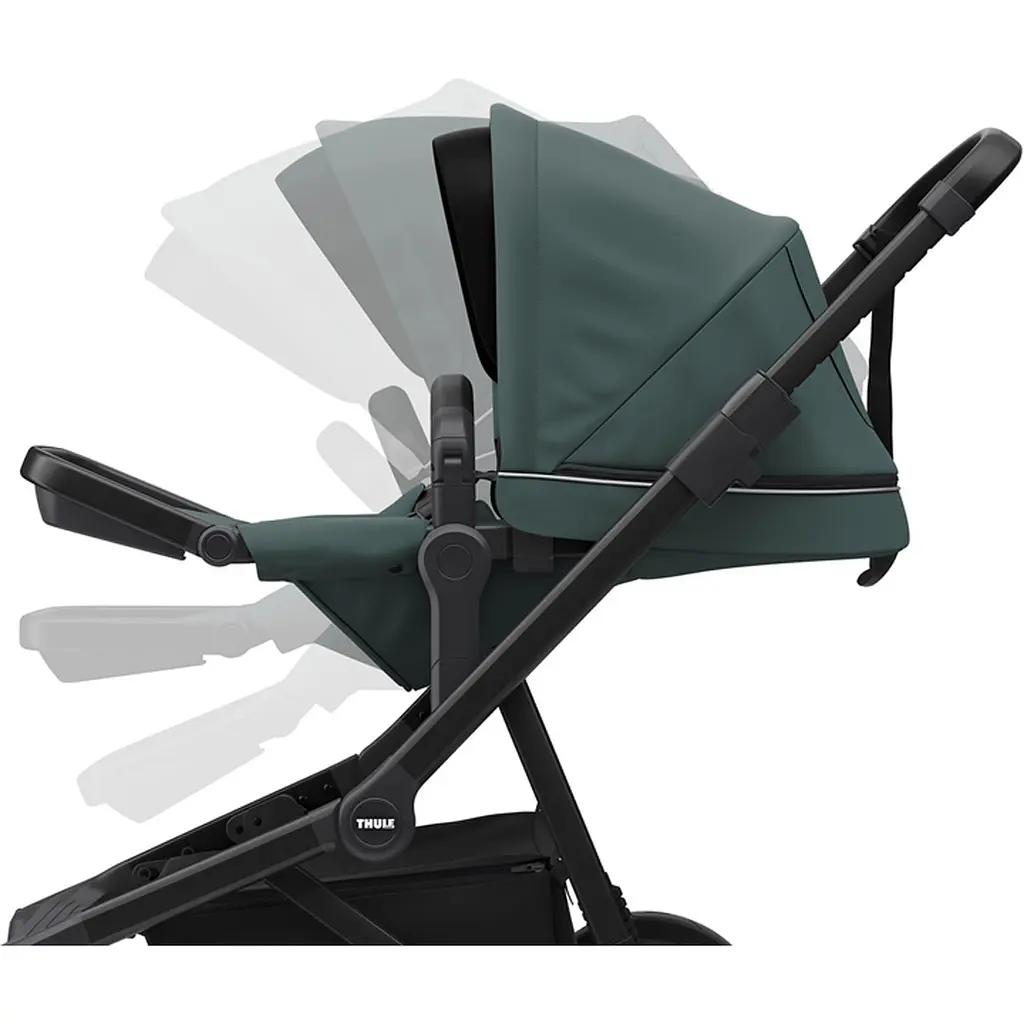 Детская коляска Thule Sleek Mallard Green on Black [11000028] [107657] - фото 7