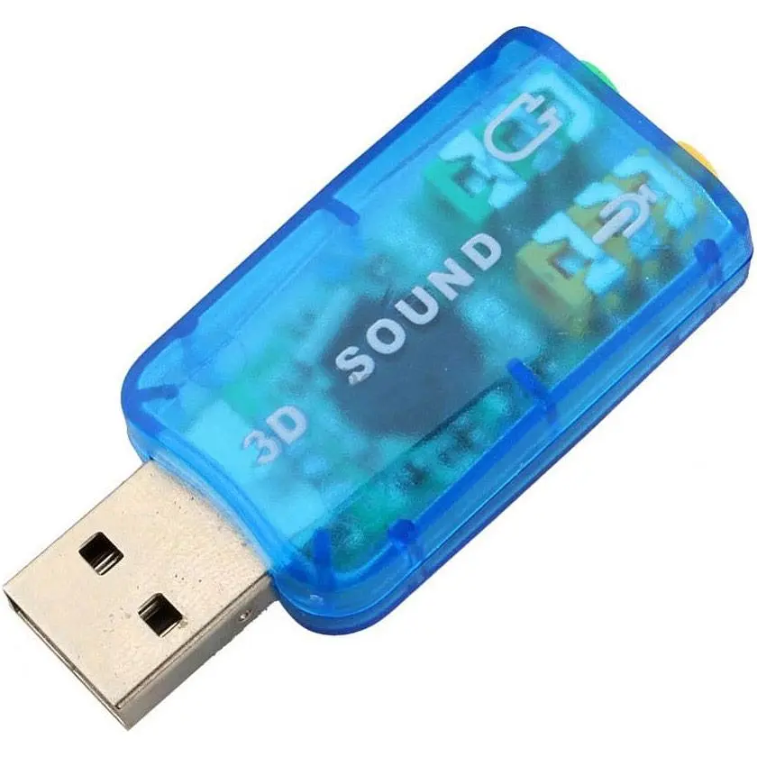 Звукова карта Dynamode USB-SOUNDCARD 2.0 Blue [97521] - фото 2