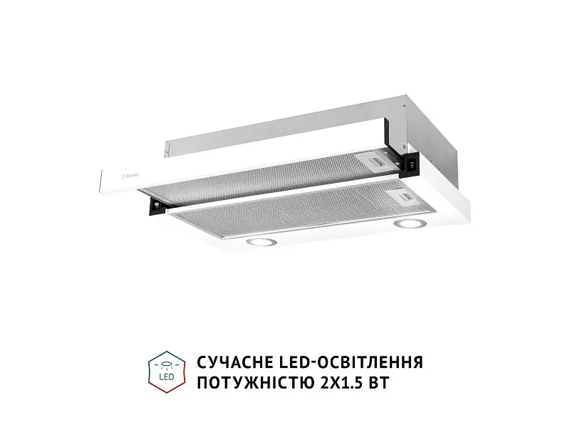 Витяжка Perfelli TL 602 WH LED - фото 4