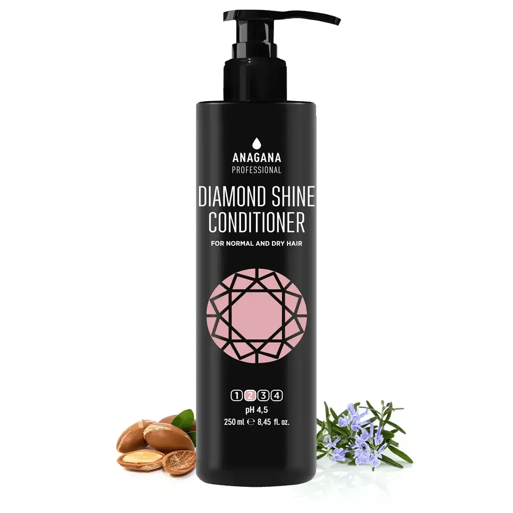 Кондиционер Бриллиантовый блеск для всех типов волос ANAGANA 250 мл - фото 2
