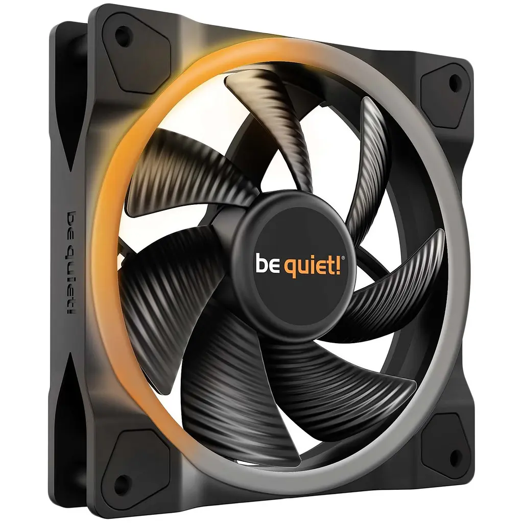 Вентилятор be quiet! Light Wings 120mm PWM Чорний (BL072)