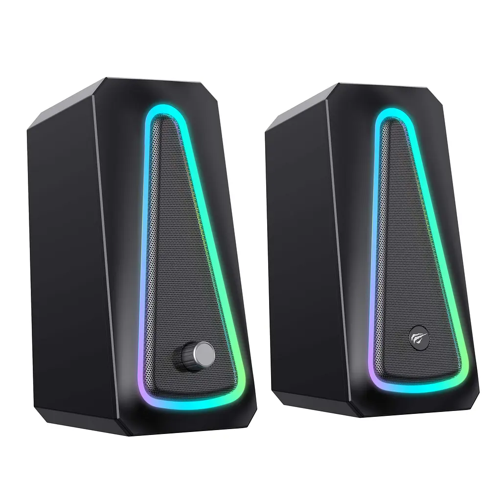 Стерео колонки ігрові HAVIT HV-SK208 PRO USB RGB Black HAVIT (28646-000) - фото 5