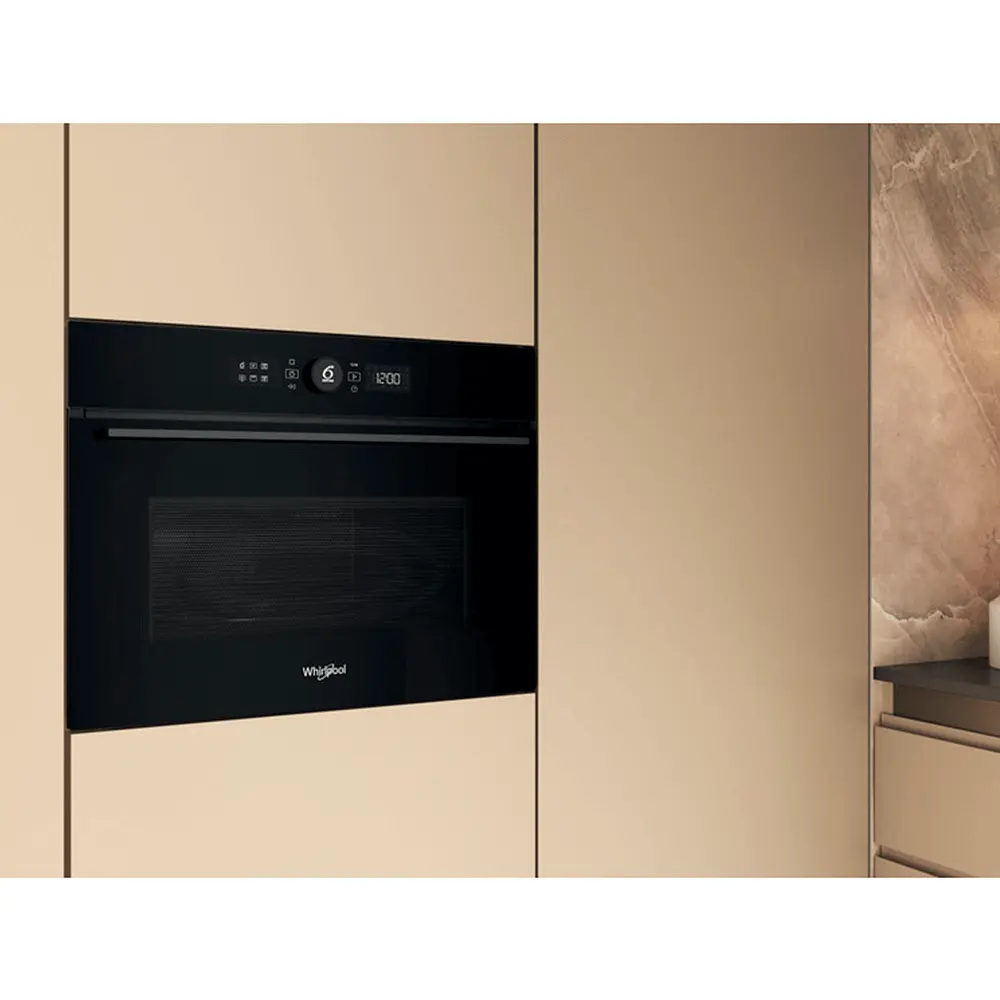 Вбудована мікрохвильова піч Whirlpool WMW54HMB з функцією Хрумка скоринка - фото 5
