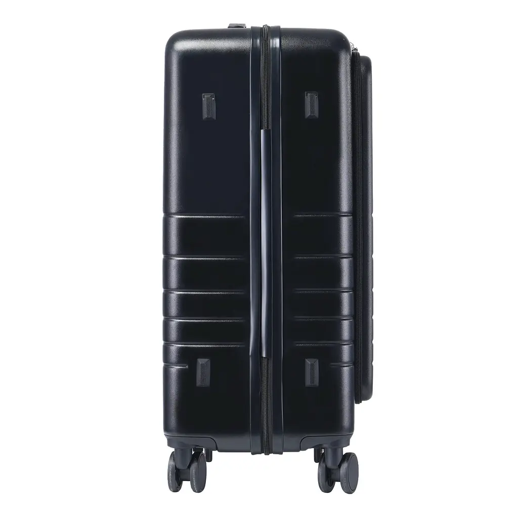 Валіза Semi Line 24 дюйми (M) T5964-3, ABS, з USB-зарядкою та відділенням для ноутбука, ручна поклажа, чорний - фото 5
