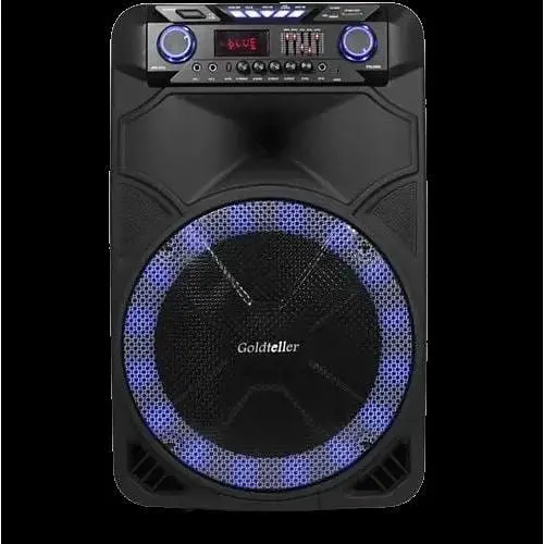Портативна акустична система валіза Goldteller GT-6023 з функцією мікрофона USB/SD/FM/Bluetooth 80W чорна (GT-6023_5807) - фото 7