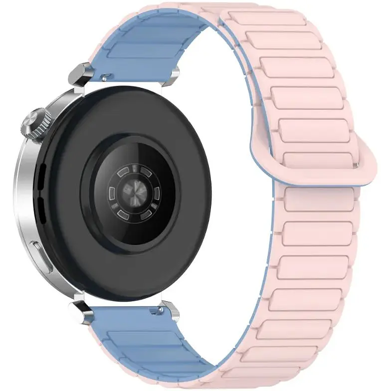 Ремінець DK CDK для Garmin Venu 20mm Silicone Shaped Magnetic Band (018822) (pink / lilac) - фото 2