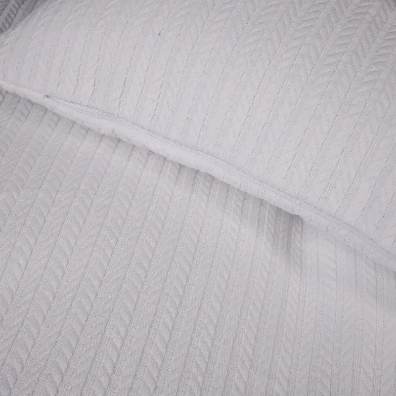 Покрывало с наволочками MirSon №10-01 Arrowline White (2200010404371) - фото 4