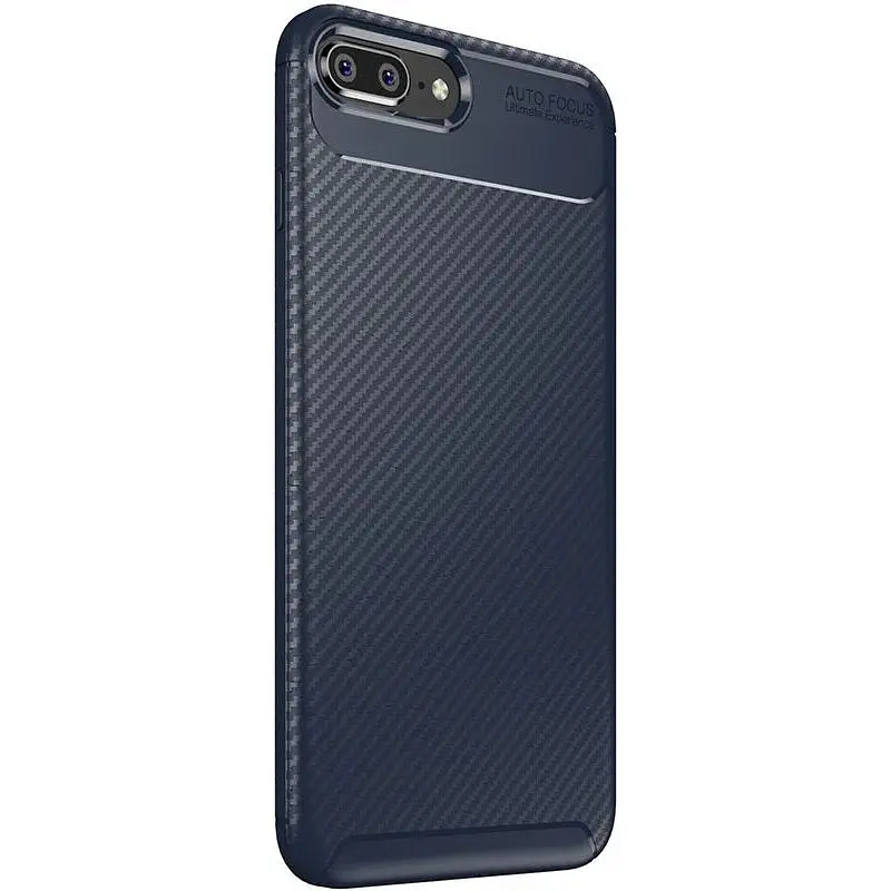 Чохол-накладка Toto TPU Carbon Fiber 1.5 mm Case Apple iPhone 7 Plus/8 Plus Dark Blue - фото 3