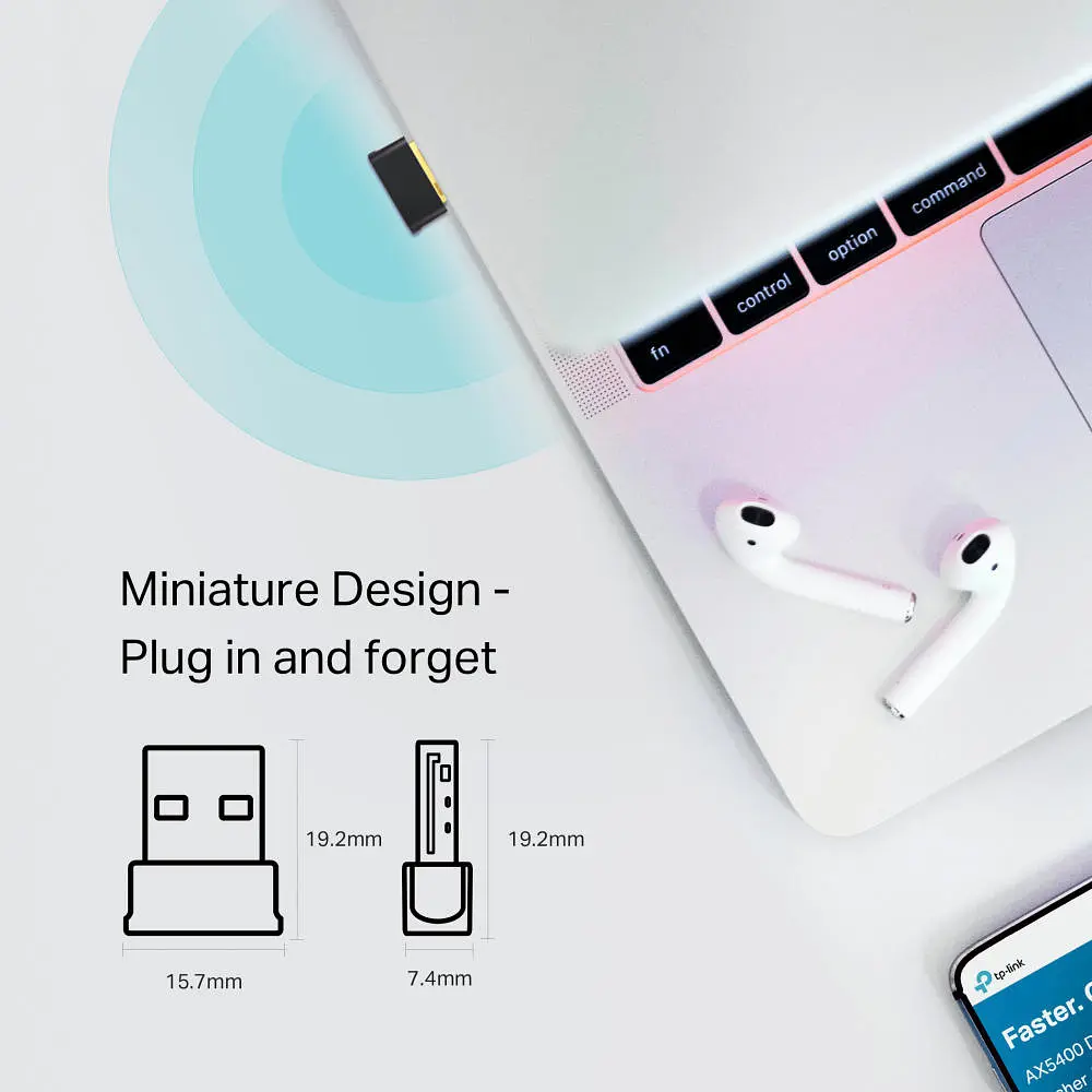 Адаптер WiFi Archer T2UB nano AC600, USB, BT4.2 TP-Link teh0017405 - фото 6