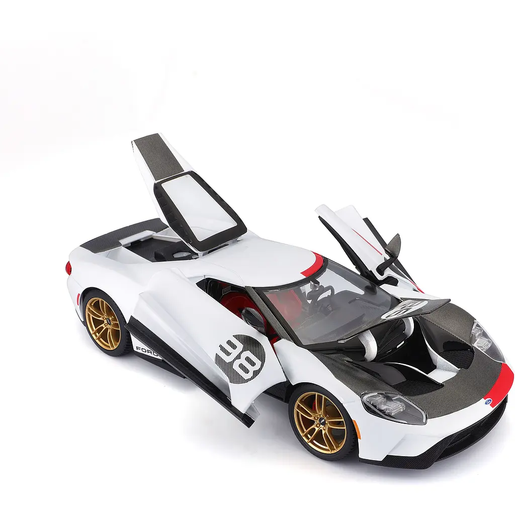 Ігрова автомодель Maisto 2021 Ford GT Heritage 1:18 (31390 white) - фото 10