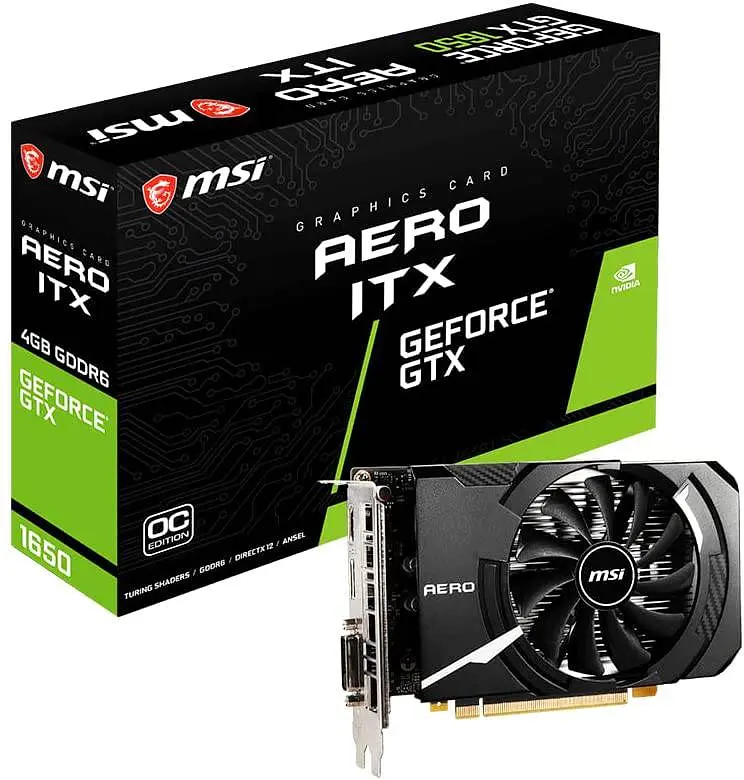 Відеокарта MSI GTX 1650 4Gb D6 AERO ITX (GTX 1650 D6 AERO ITX V1) (GDDR6, 128 bit, PCI-E 3.0 x16) Б/в - фото 5