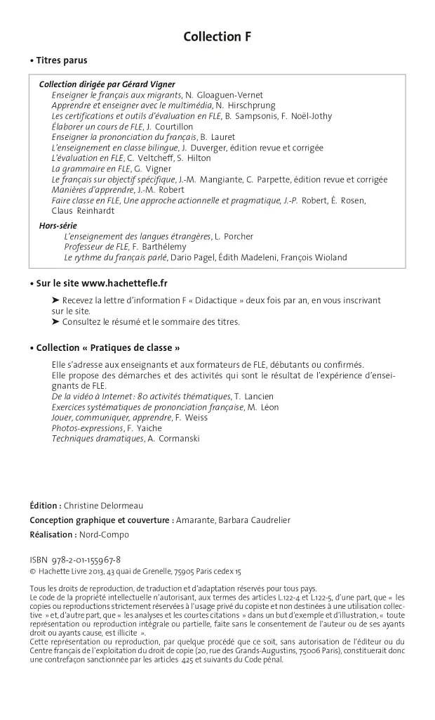 Collection F. L'intercomprehension : une autre approche pour l'enseignant des langues - Марі-Крістін Джамет - фото 2