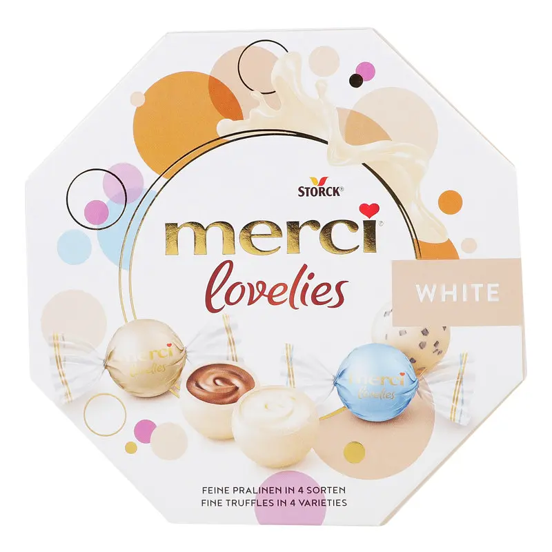 Цукерки Merci Lovelies White 185 г