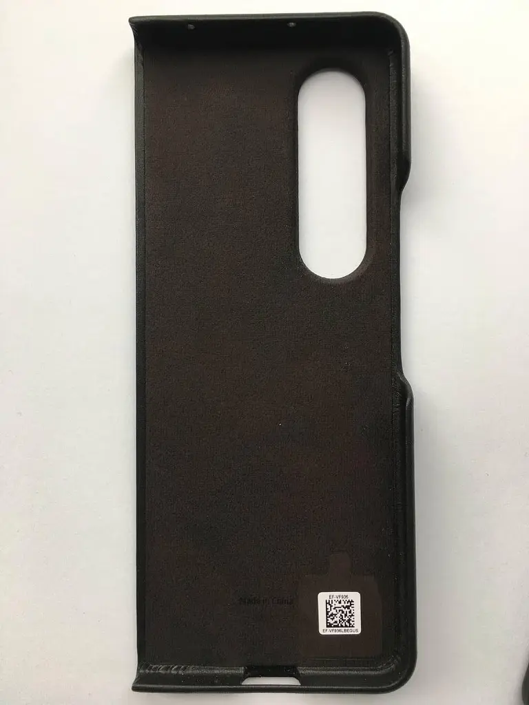 Оригінальний шкіряний чохол Samsung Galaxy Z Fold4 Leather Cover Black EF-VF936LBEGUA F936 - фото 8
