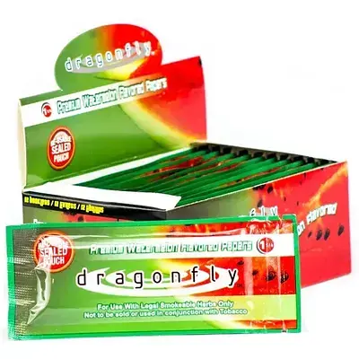 Бумага Dragonfly со вкусом Watermelon 1¼ Hemp - фото 2