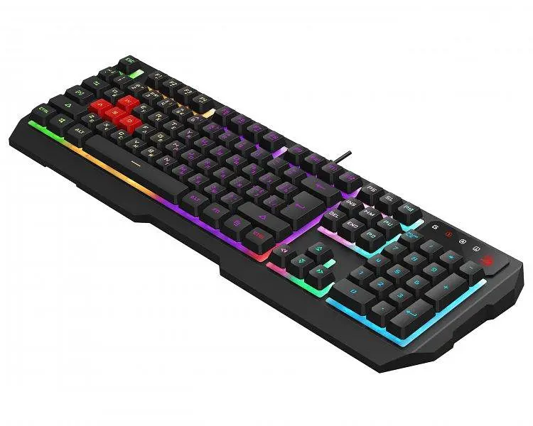 Клавиатура Bloody A4TECH B140N RGB USB Black (B140N (Black)) - фото 4