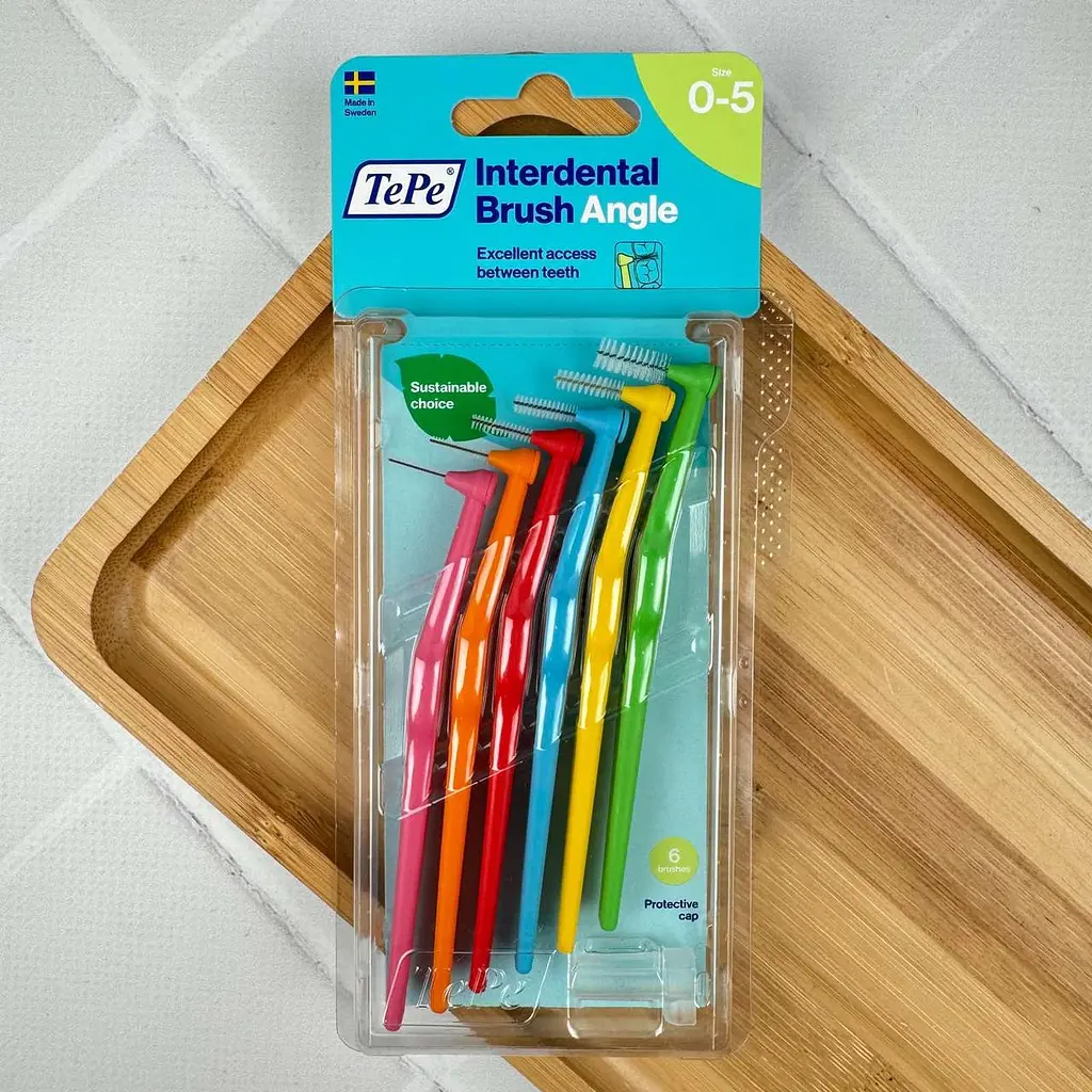 Міжзубна щітка TePe Angle кутова помаранчевий (мікс), 6 шт - фото 3