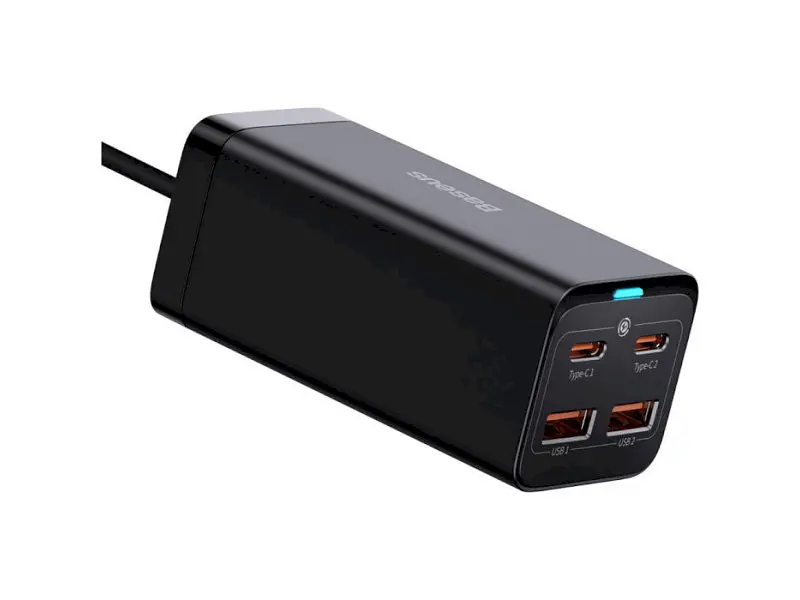 Мережевий зарядний пристрій BASEUS GaN 3 Pro 100 W Black (CCGP000101) - фото 3
