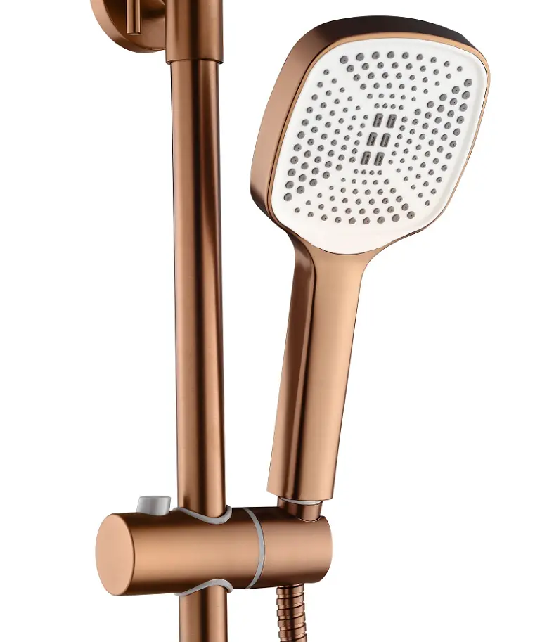 Душова система з виливом Rea Storm brushed copper REA-P3000 - фото 5