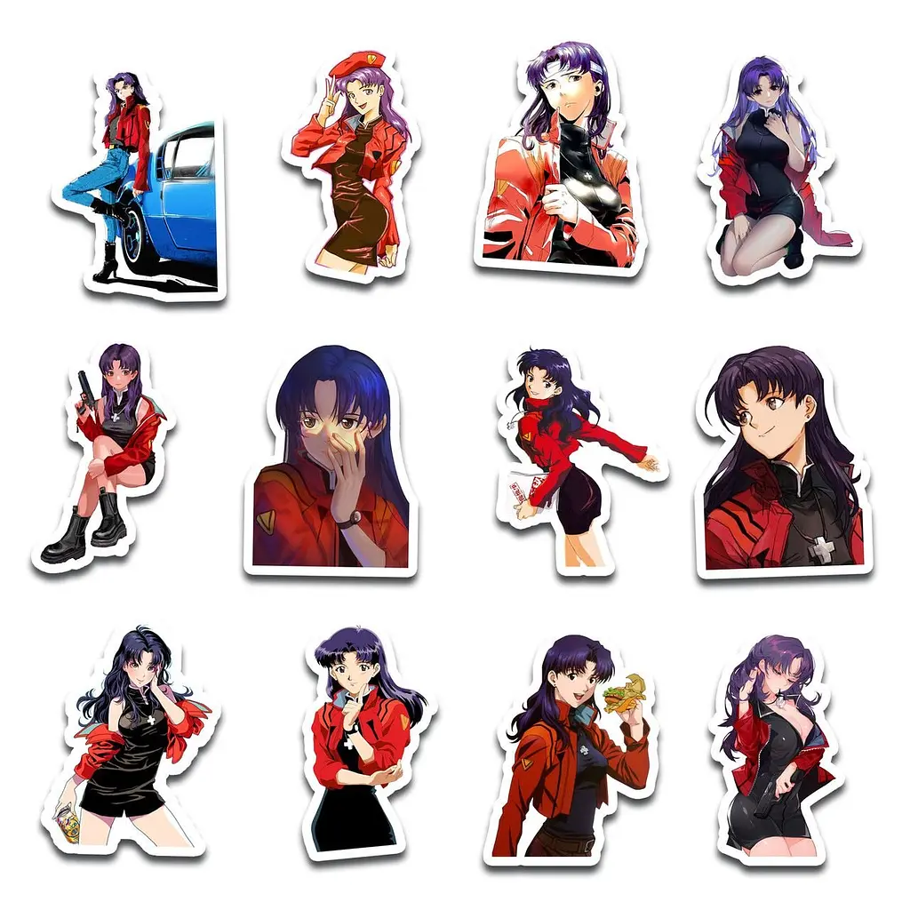 Стикерпак GeekLand Evangelion Misato Katsuragi 45 штук (SP MK 01) - фото 5