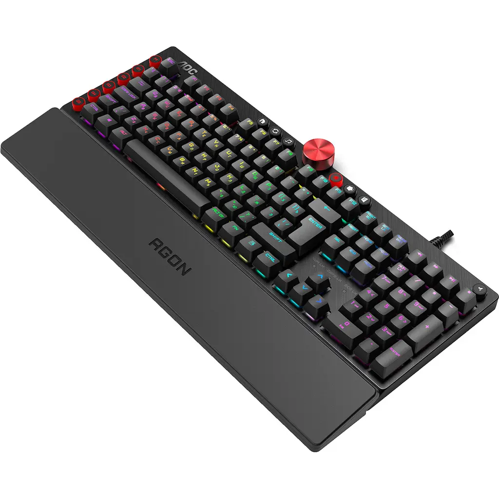 Клавиатура AOC AGK700 Gaming RGB [AGK700DR2R] [105583] - фото 4