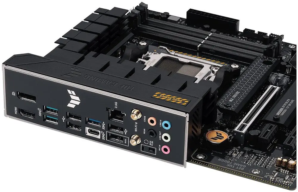 Материнська плата ASUS TUF GAMING B650M-PLUS WIFI (TUF GAMING B650M-PLUS WIFI) (Socket AM5, AMD B650, Micro-ATX) - фото 4