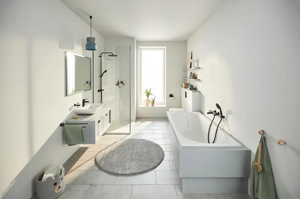 Термостат для ванни Grohe QuickFix Precision Trend 1022162432 Чорний матовий - фото 8