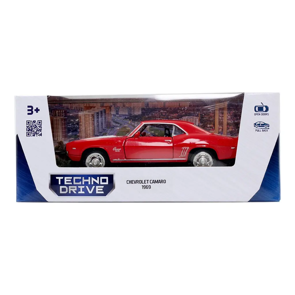 Автомодель – Chevrolet Camaro 1969 (красный) - фото 2