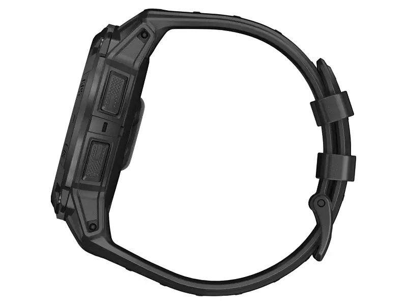 Смарт-годинник Garmin Instinct 3 50mm AMOLED Tactical Edition Black with Black Band (010-03020-50/90) - фото 6