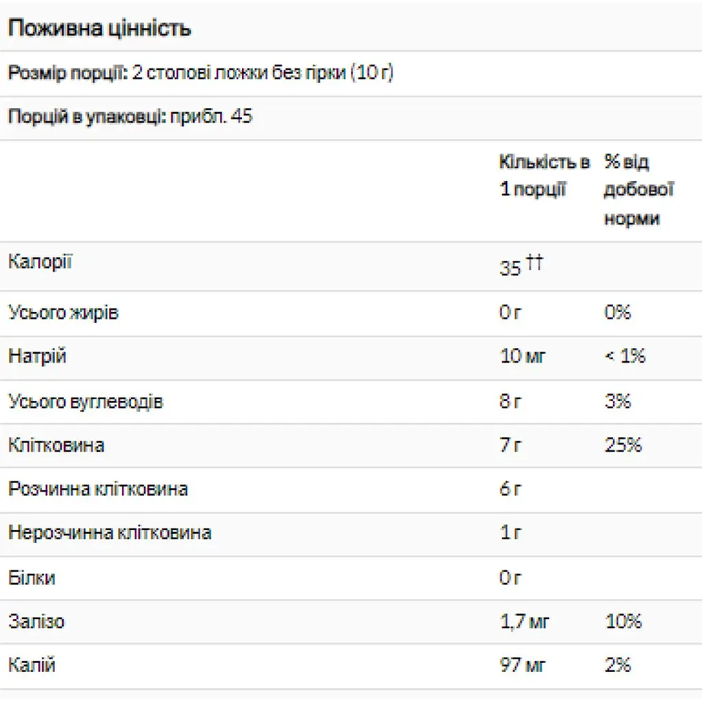 Лушпиння подорожника цільне Now Foods Psyllium Husks Whole 4540 г - фото 2
