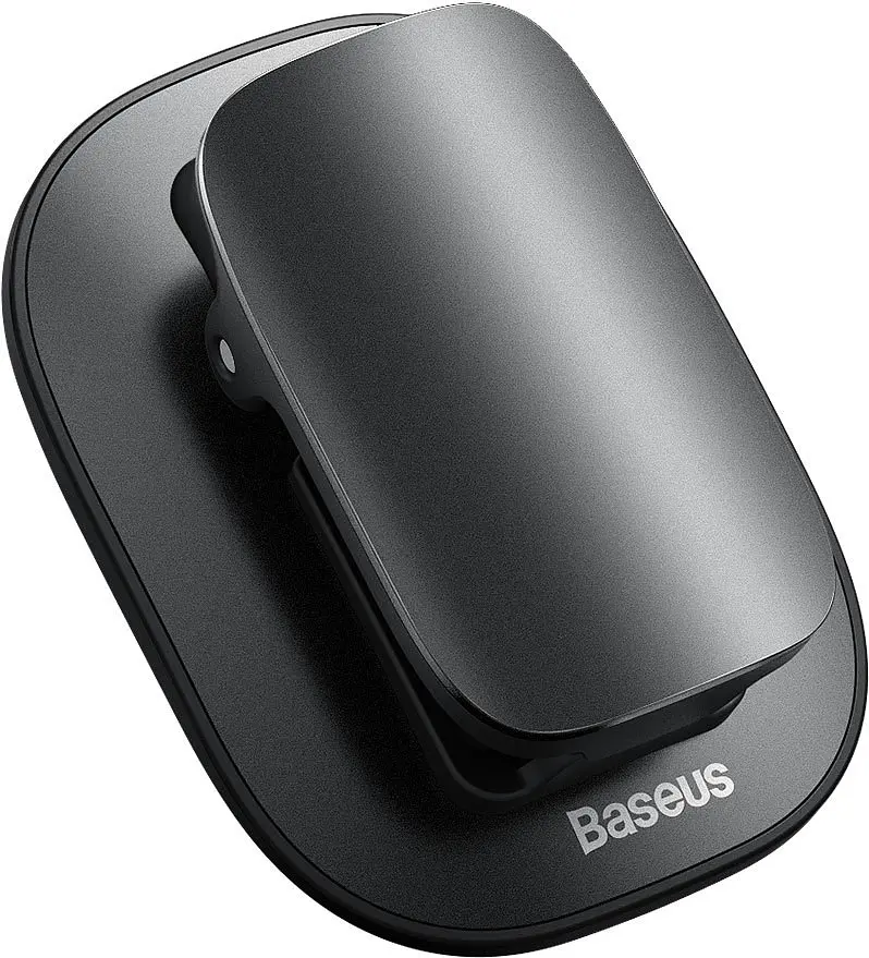 Автотримач для окулярів Baseus Platinum Vehicle Eyewear Clip Paste Type black (ACYJN-A01) - фото 3